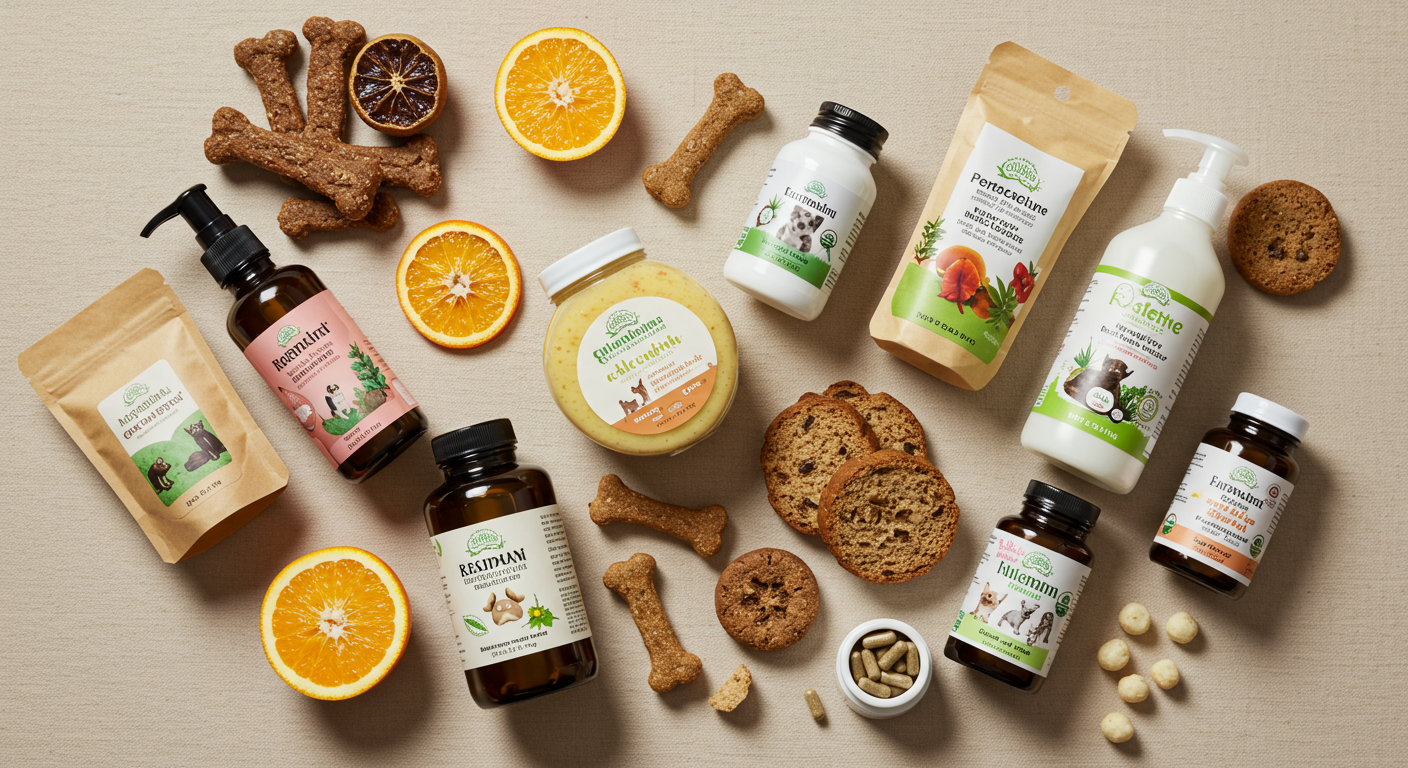 Productos naturales para mascotas